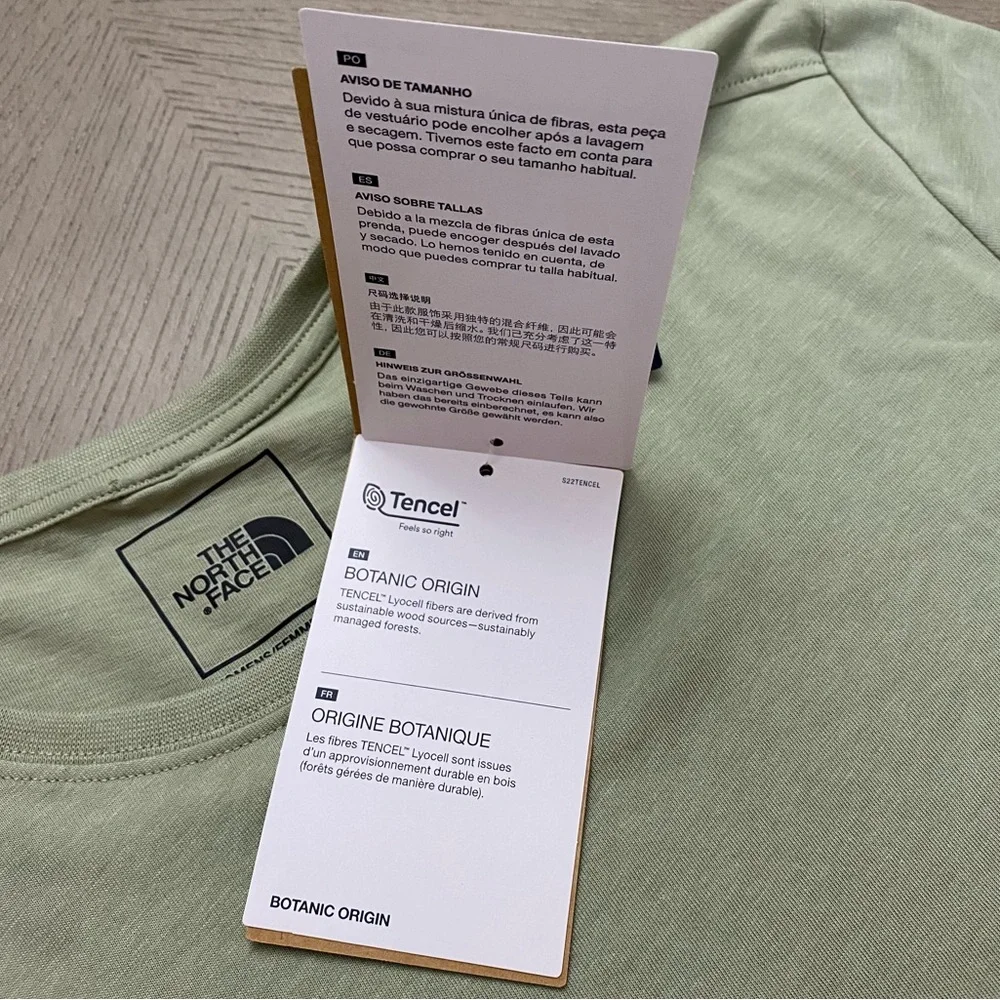 NWT The North Face Women’s Tea Green W Terrain SS Large Short Sleeve Tee - Picture 13 of 16